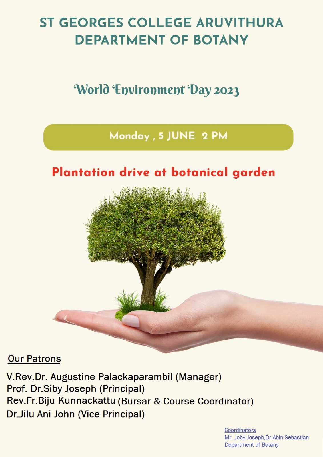 Plantation Drive at Botanical Garden: Dept of Botany